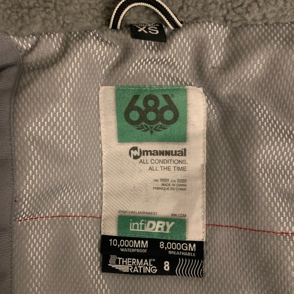 XS 686 ski/snowboard jacket - Picture 4 of 5